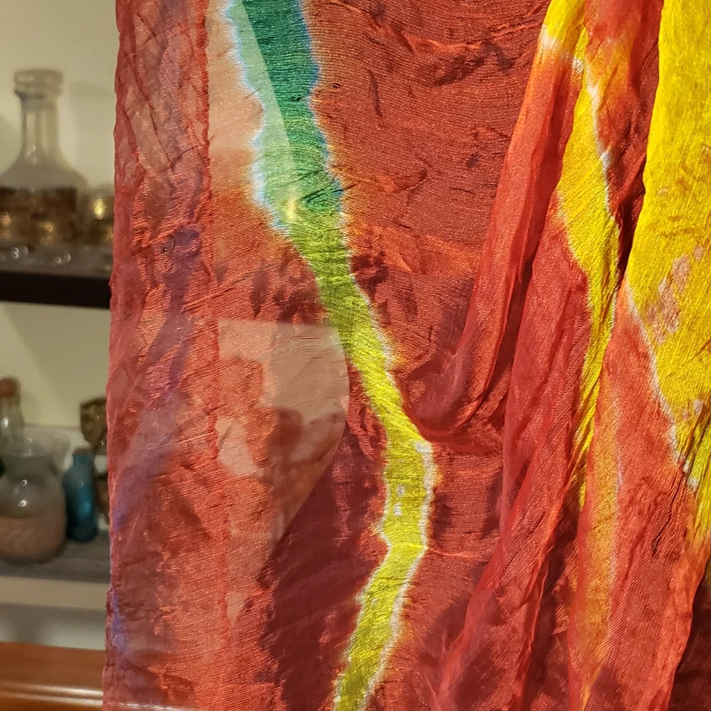 Large Colorful Sheer BohoScarf